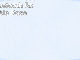 KitSound Button Hautparleur Bluetooth Rechargeable Rose