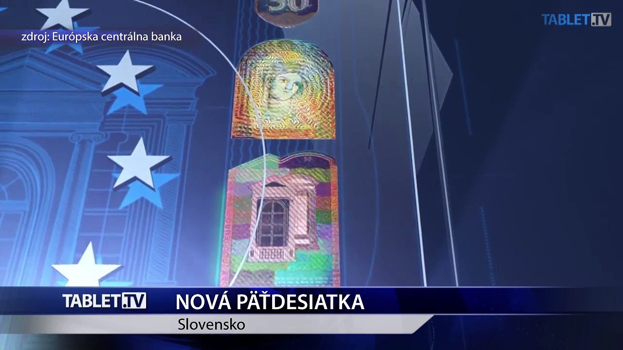 Do obehu ide nová bankovka v hodnote 50 eur