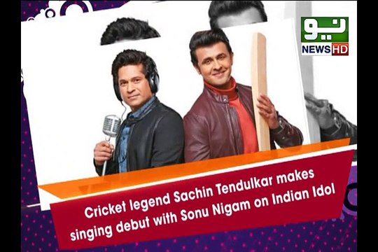 Sachin Tendulkar is a singer now.