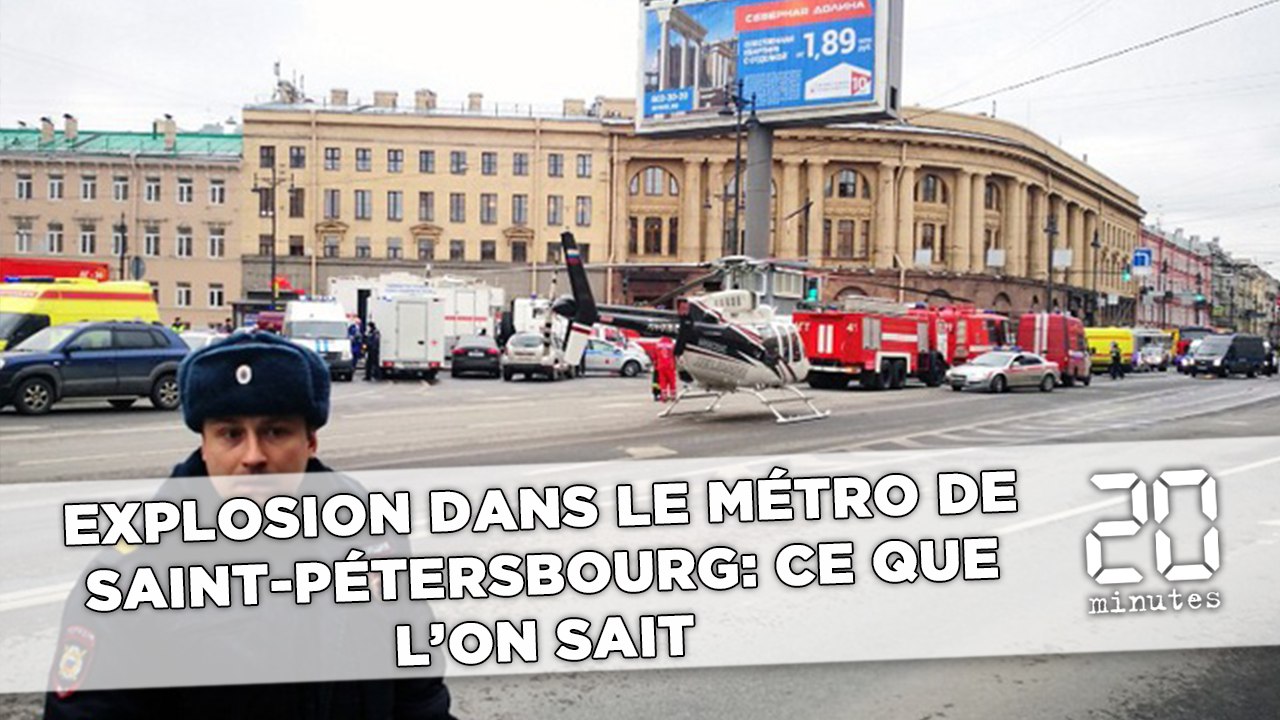 Explosion dans le métro de Saint-Pétersbourg: Ce que l'on sait