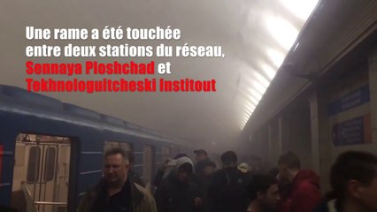 Ce qu'on sait de l'explosion dans le métro à Saint-Pétersbourg