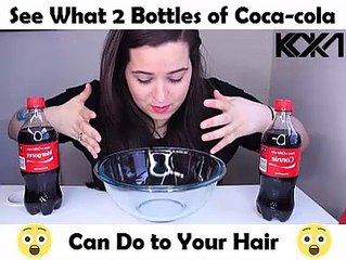 See What 2 Bottles of Coca-cola Can Do to Your Hair
