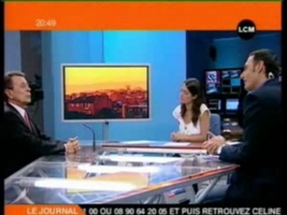 Michel Pezet, invité sur  LCM (La Chaîne Marseille)