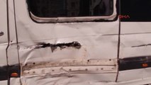 Gaziantep Halk Otobüsü, Öğrenci Servisine Çarptı: 6 Yaralı