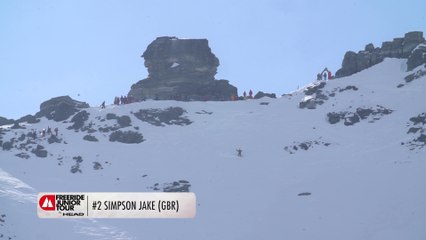 Jake Simpson - 2nd Snowboard Men - Freeride Junior Verbier 3* 2017