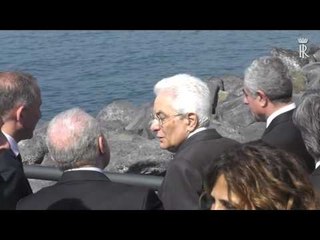 Pietrarsa - Mattarella inaugura il Museo Nazionale Ferroviario (31.03.17)