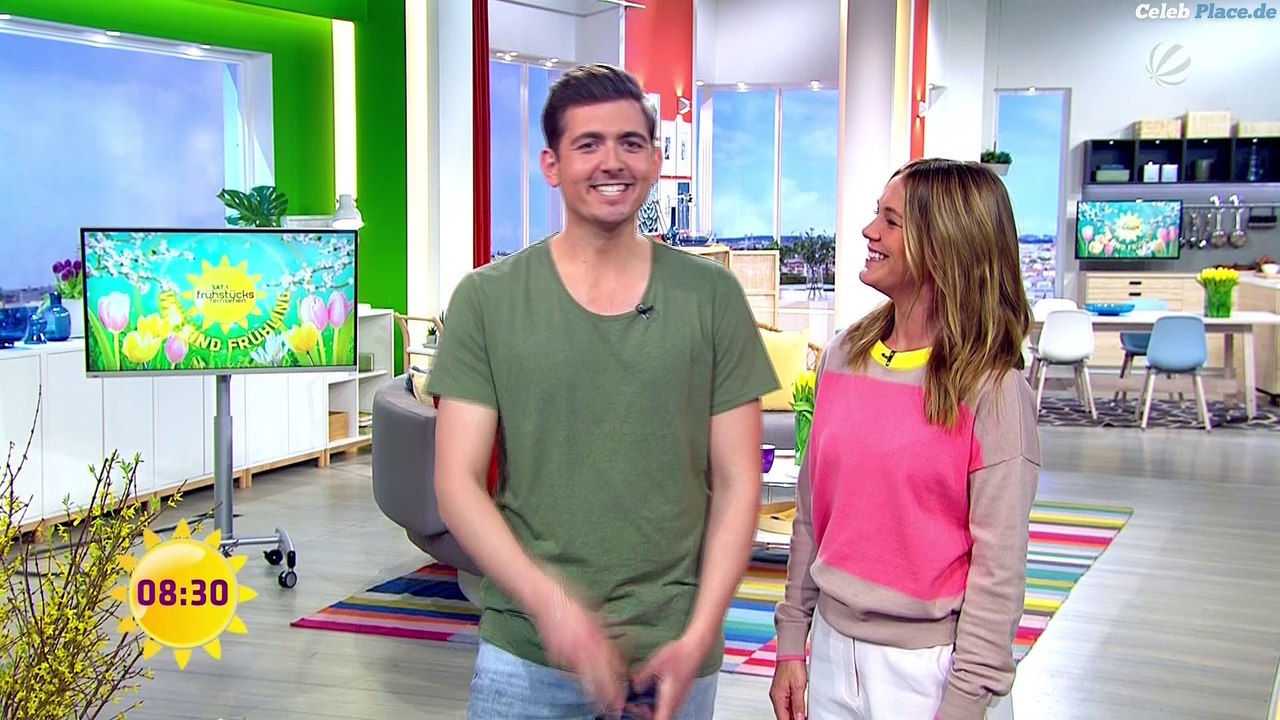 Alina Merkau – SAT.1 Frühstücksfernsehen – SAT.1 HD – 3.4.2017