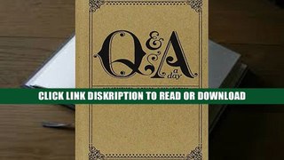 [PDF](Full DOWNLOAD) Q A a Day: 5-Year Journal By Potter Style
