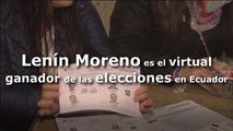 Lenín Moreno es el virtual ganador de las elecciones de Ecuador