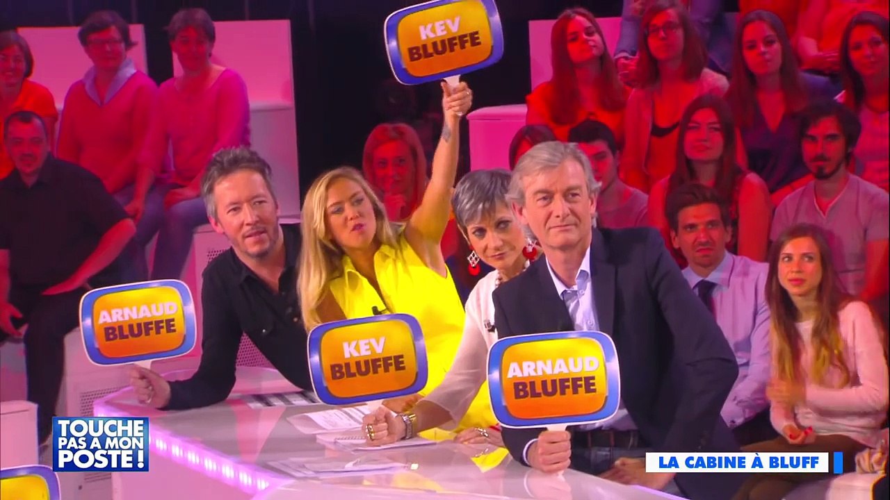 extrait Gad Elmaleh Kev Adams Arnaud Ducret et Rayane Bensetti jouent la cabine a bluff dans TPMP