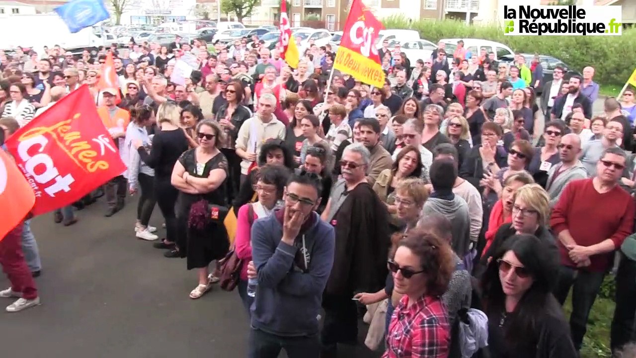 VIDEO. Manifestation à Niort des salariés à l'Adapei des Deux-Sèvres