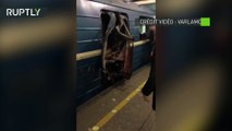 Saint-Pétersbourg : les secondes qui ont suivi l’explosion qui s’est produite dans la rame du métro