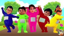 Shiva and Teletubbies VS Winnie The Pooh Finger Family Song - Nursery Rhymes-B5K_nD9XA78