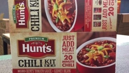 Hunt's Chili Kits Recalled Because They May Contain Salmonella