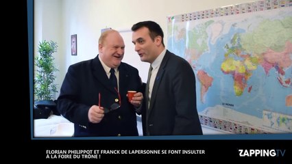 Florian Philippot et Franck Delapersonne insultés à la Foire du Trône