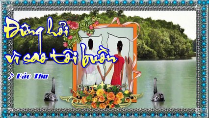 [Karaoke] ĐỪNG HỎI VÌ SAO TÔI BUỒN - Bảo Thu (Giọng Nam)