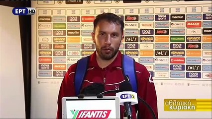 26η ΠΑΟΚ-ΑΕΛ 2-0 2016-17 Ναζλίδης δηλώσεις (Αθλητική Κυριακή)