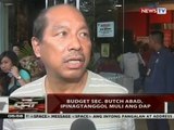 QRT: Budget Sec. Butch Abad, ipinagtanggol muli ang DAP