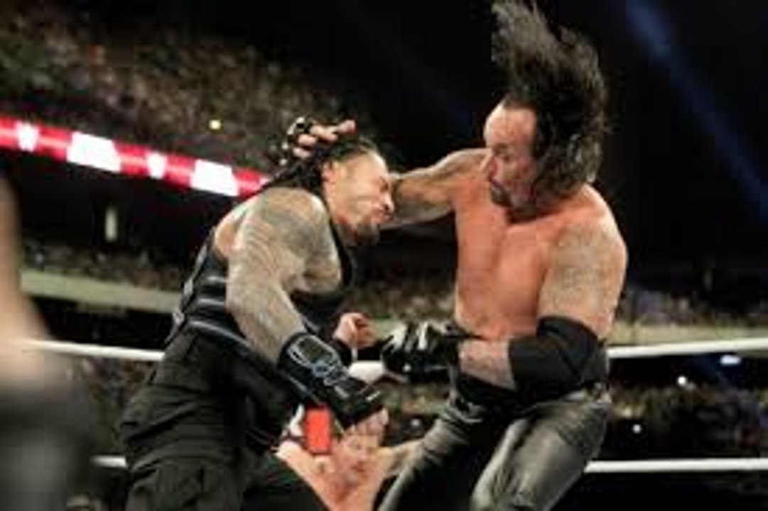 UNDERTAKER VS ROMAN REIGNS WRESTLEMANIA..UNDERTAKER RETIRES