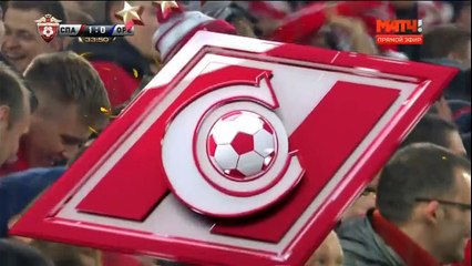 1-0 Roman Zobnin GoalRussia  Premier Liga - 03.04.2017 Spartak Moscow 1-0 FK Orenburg