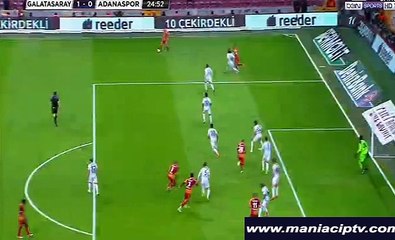 Lukas Podolski GOAL HD - Galatasaray 1-0 Adanaspor AS 03.04.2017