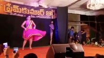 Chandini Stage Dance Performance ¦ Telugu Mid night Recording dance in Amalapuram 2016