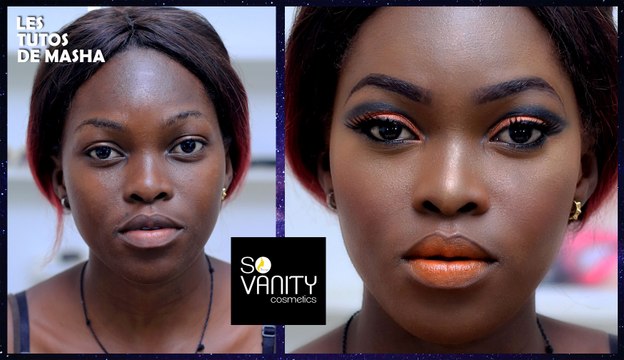 LES TUTOS DE MASHA S-1/3_MAKE UP SO VANITY ORANGE CUT CREASE (HD)