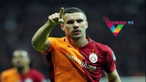 Lukas Podolski 25. DK Galatasaray 1-0tAdanaspor AS Spor Toto Süper Ligi 26. Hafta 03.04.2017