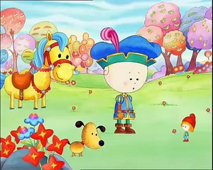 Dibujos animados Dougie se disfraza de Principe