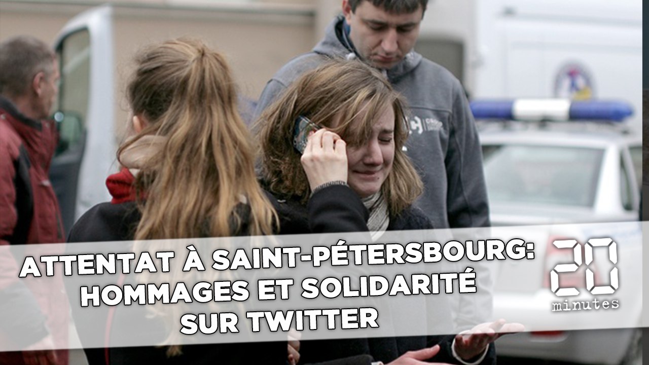 Attentat à Saint-Pétersbourg: Hommages et solidarité sur Twitter