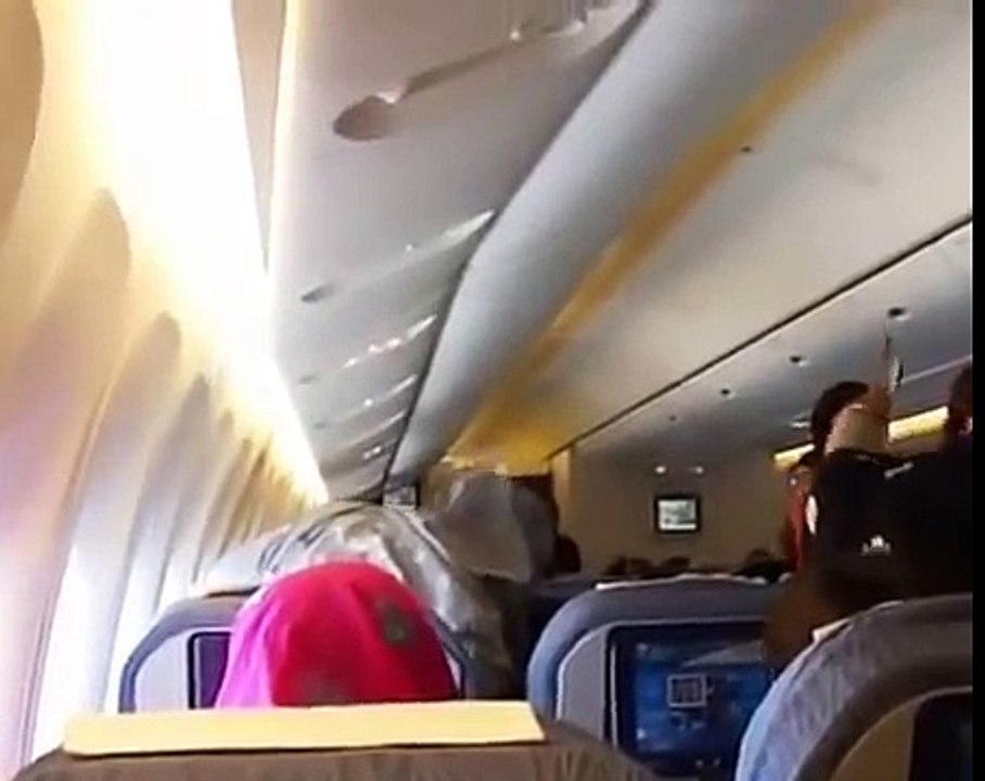 Amazing Fight in Airplane PIA Air Hostess Fight with Passenger in Flight