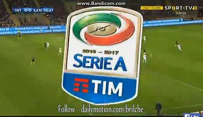 Viviano Amazing SAVE - Inter vs Sampdoria - Serie 03.04.2017