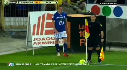 Jeremy Blayac Goal - Strasbourg	1-0	Sochaux 03.04.2017
