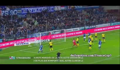 Jeremy Blayac Goal HD - Strasbourg 1-0 Sochaux - 03.04.2017
