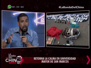 Nota - Retorna la calma en universiad mayor de San Marcos