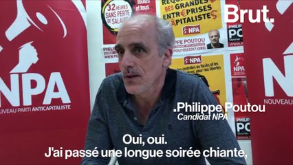 Philippe Poutou a passé une soirée "chiante" devant le débat