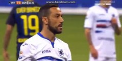 Quagliarela   100%  Big  Chance  HD   0-0   Inter   VS  Sampdoria  03-04-2017