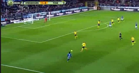 Khalid Boutaib Goal HD - Estrasburgo 2-0 Sochaux 03.04.2017