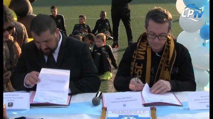 On était à la signature du partenariat entre l'OM et Vivaux-Sauvagère