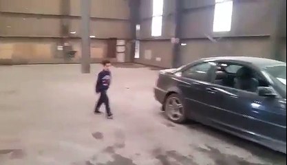 LOOK THIS 8 YEARS OLD WHAT HE DID WITH THE BMW