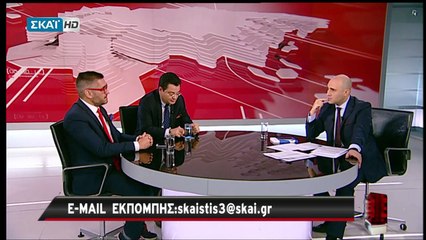 Ευρώ ή Δραχμή - Debate μεταξύ δύο καθηγητών του Δημοκριτείου Περικλής Γκόγκας και Διονύσης Χιόνης στον Κ. Μπογδάνο (ΣΚΑΪ, 3/4/17)