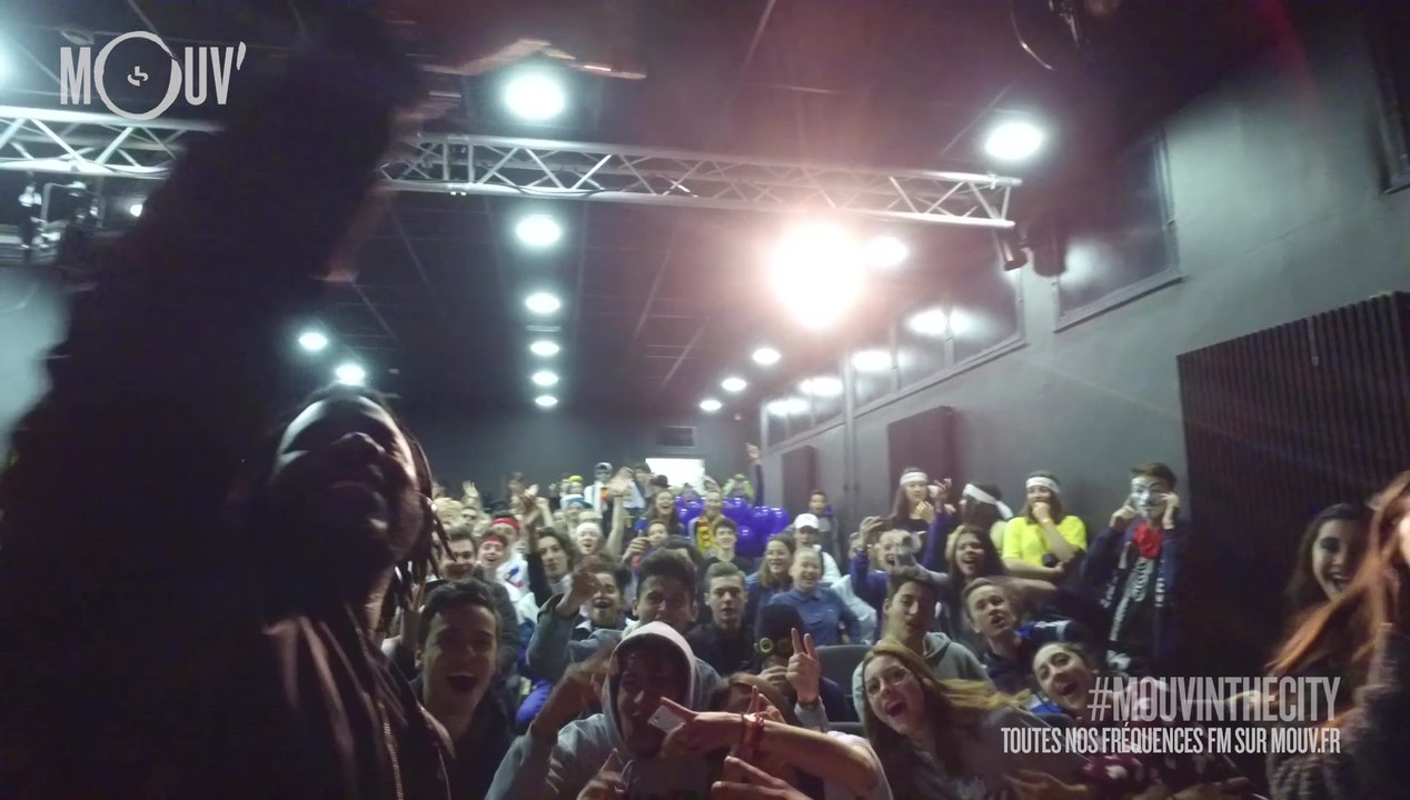 Mouv' en direct à Lyon : dans un lycée, avec Deen Burbigo... #MOUVINTHECITY