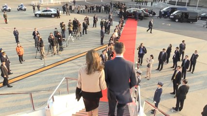 Los Reyes Felipe VI y Letizia llegan a Japón