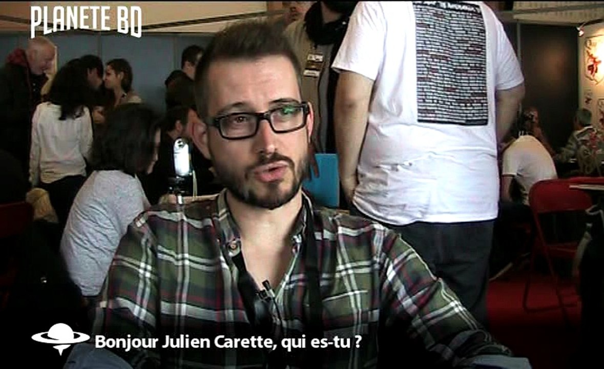 Julien Carette en interview pour planetebd.com