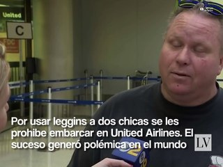 Por usar leggins a dos chicas se les prohibe embarcar en United Airlines