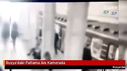 Rusya'daki Patlama Anı Güvenlik Kamerasında