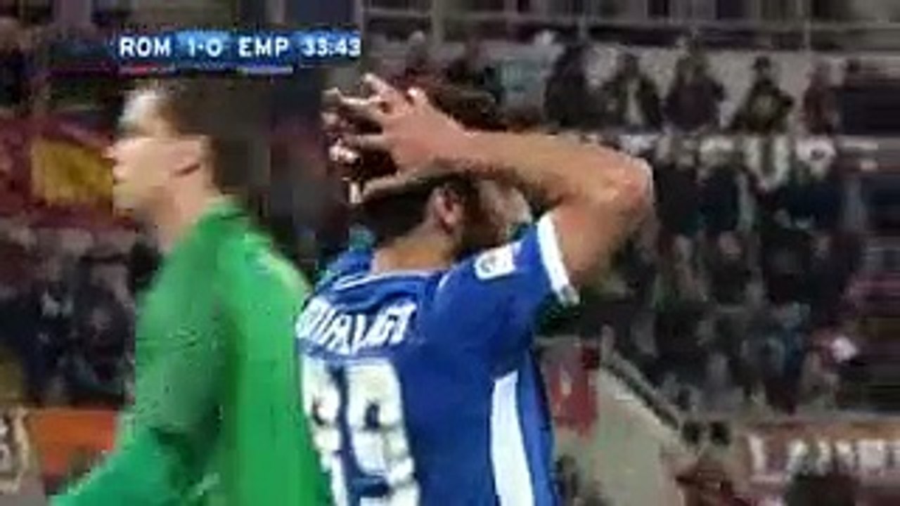 1-4-2017 Roma - Empoli 2-0 Highlights