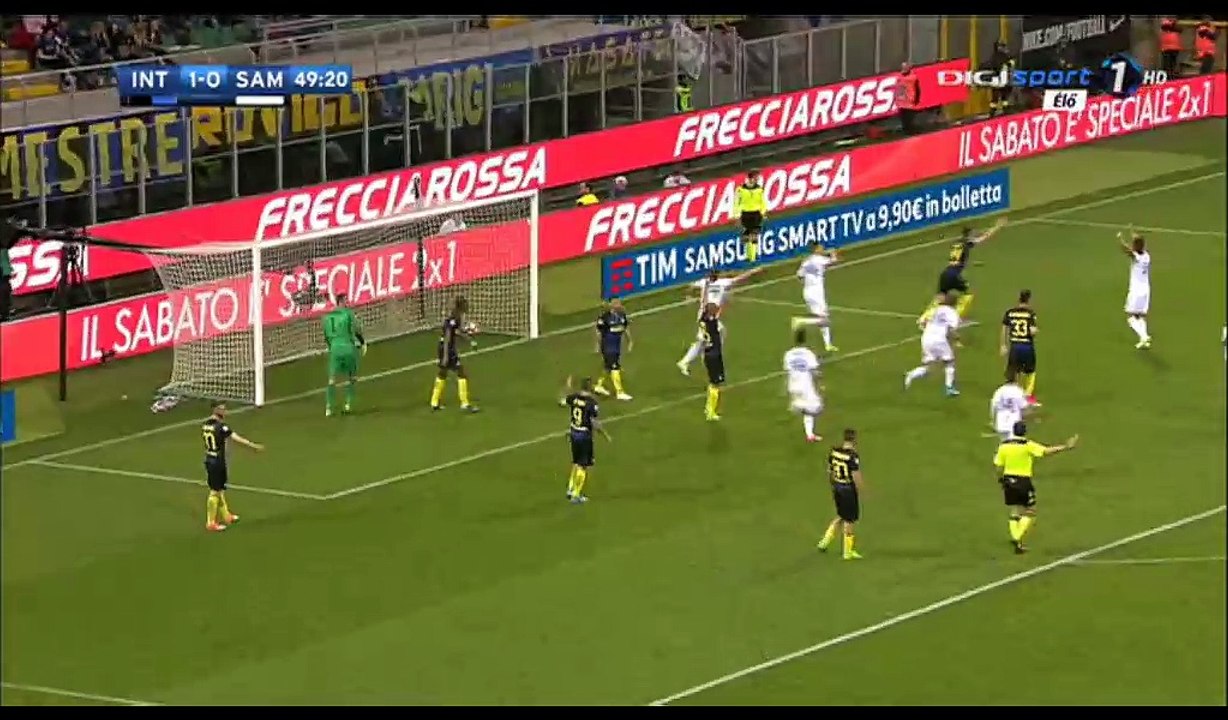 Patrik Schick Goal HD - Inter 1-1 Sampdoria - 03.04.2017