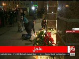 بوتين يضع أكليلا من الزهور على ضحايا تفجير سان بطرسبرج