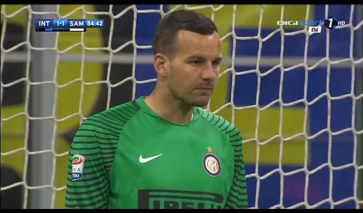 Fabio Quagliarella Goal HD - Inter 1-2 Sampdoria - 03.04.2017